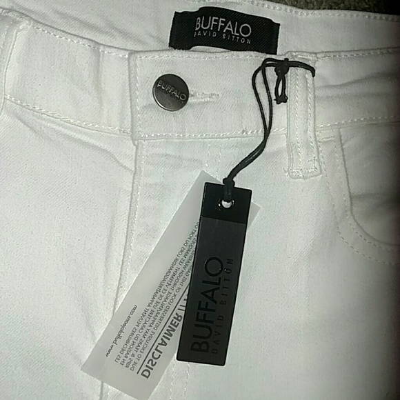 NWT Buffalo David Bitton Whte Hi Rise Skinny Jeans - Picture 4 of 7